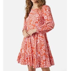 Princess Highway Babette Mini Dress‎ Organic Cotton Long sleeve women's size 12